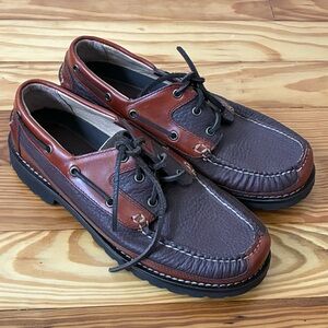 L.L. Bean Leather Allagash Bison Oxford Shoes Size 9 1/2